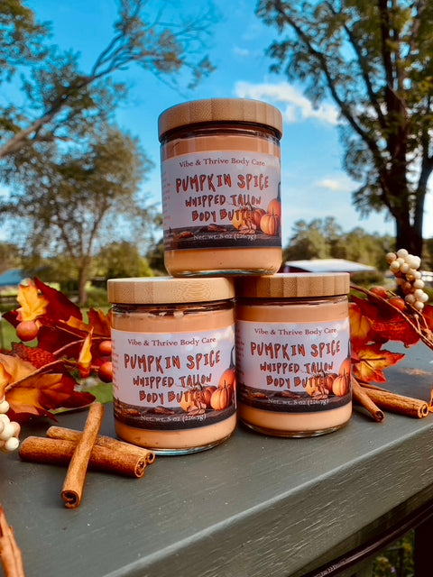 Pumpkin Spice Whipped Tallow Body Butter
