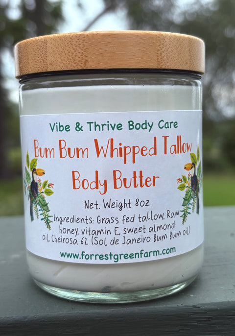 Bum Bum Whipped Tallow Body Butter Raffle Entry
