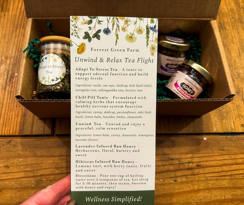 Unwind & Relax Tea Flight