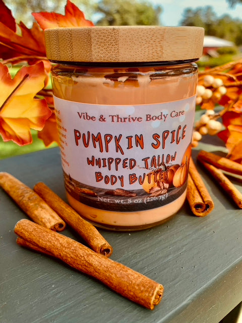 Pumpkin Spice Whipped Tallow Body Butter