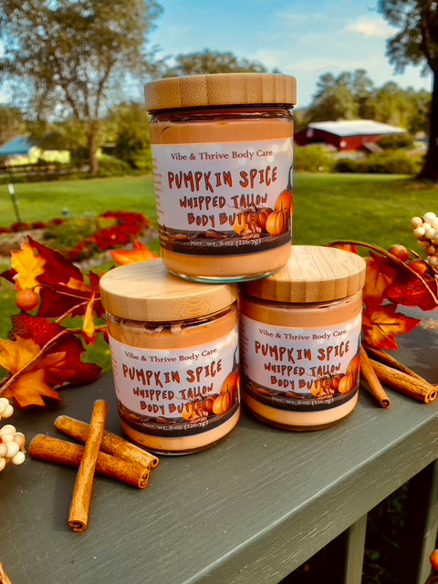 Pumpkin Spice Whipped Tallow Body Butter