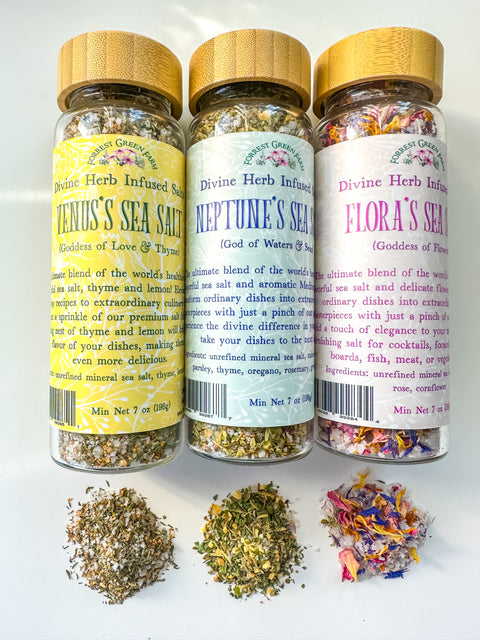 Divine Herb Infused Sea Salt Gift Box