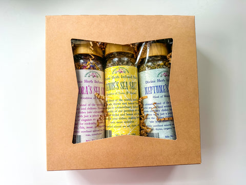 Divine Herb Infused Sea Salt Gift Box