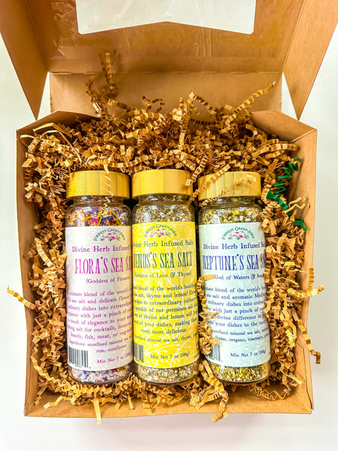 Divine Herb Infused Sea Salt Gift Box