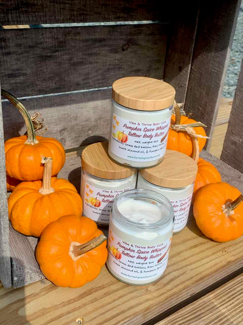 Pumpkin Spice Whipped Tallow Body Butter