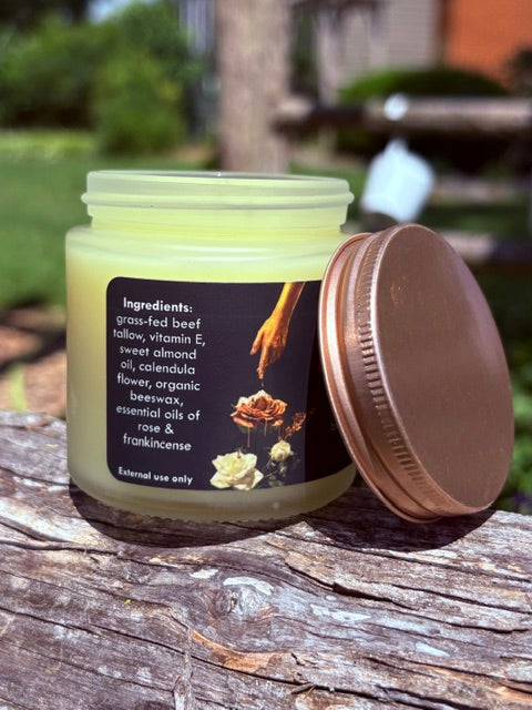 Goddess Glow Rose & Frankincense Face Cream- Skin Repair & Moisturizing