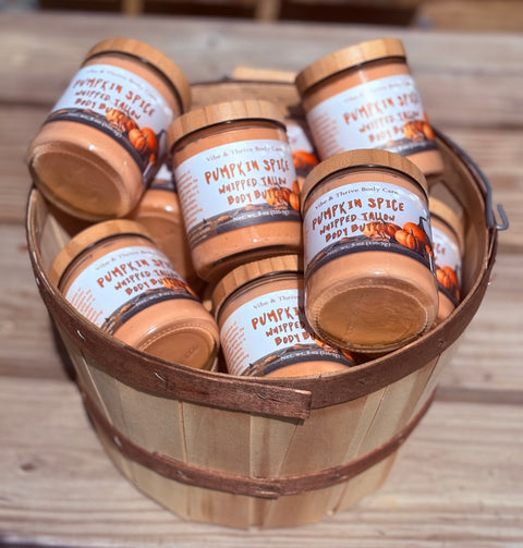 Pumpkin Spice Whipped Tallow Body Butter