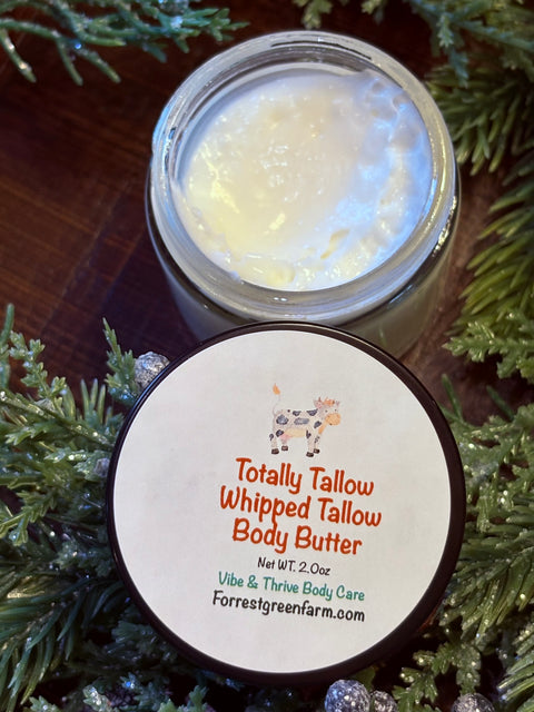 Winter Whipped Tallow Body & Face Butter Set - Grass-Fed Tallow, All-Natural Ingredients