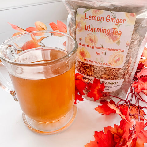 Lemon Ginger Warming Tea