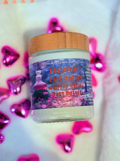 Passionate Love Potion Whipped Tallow Body Butter - Moisturizer SEASONAL: Feb-April