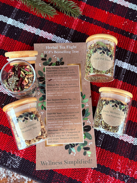 Herbal Tea Flight - FGF's Bestselling Teas