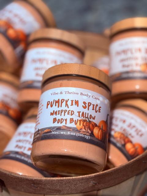 Pumpkin Spice Whipped Tallow Body Butter
