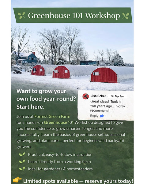 Greenhouse 101 Workshop