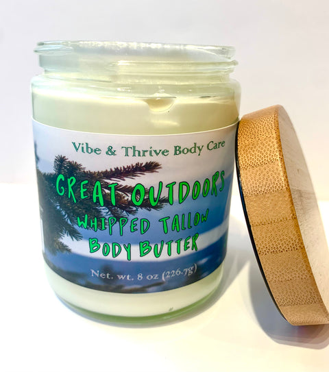 Great Outdoors Whipped Tallow Body Butter - Fresh Pine Scent