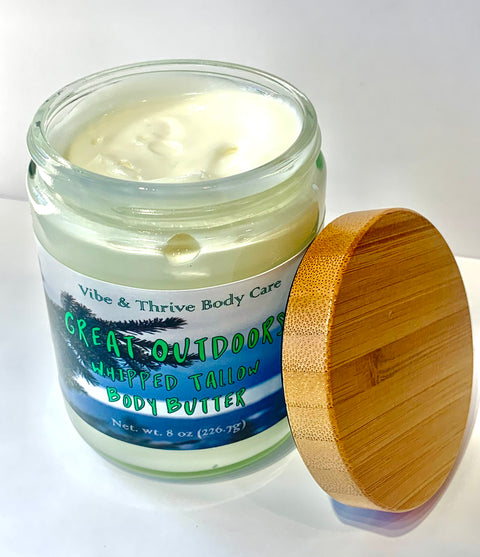 Great Outdoors Whipped Tallow Body Butter - Fresh Pine Scent