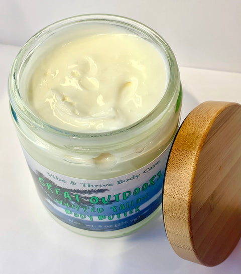 Great Outdoors Whipped Tallow Body Butter - Fresh Pine Scent