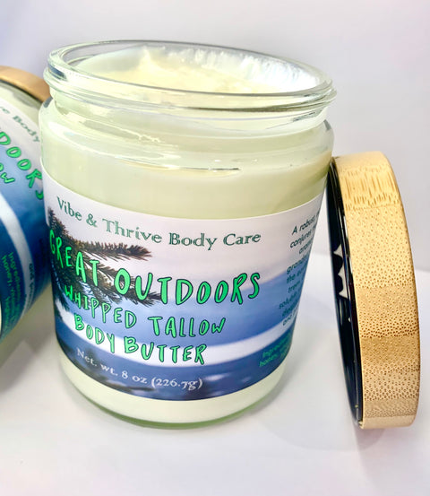 Great Outdoors Whipped Tallow Body Butter - Fresh Pine Scent