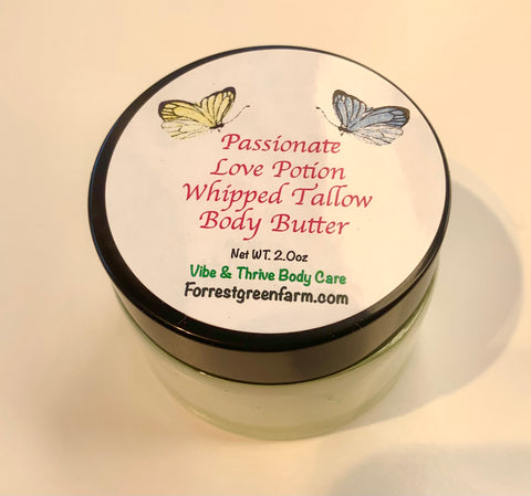 Spring Whipped Tallow Body & Face Butter Set - Grass-Fed Tallow, All-Natural Ingredients