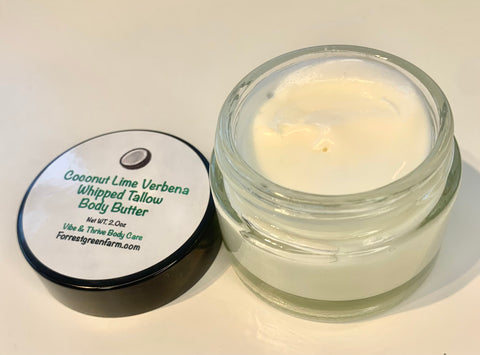 Spring Whipped Tallow Body & Face Butter Set - Grass-Fed Tallow, All-Natural Ingredients