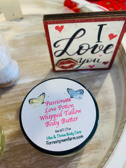 Spring Whipped Tallow Body & Face Butter Set - Grass-Fed Tallow, All-Natural Ingredients