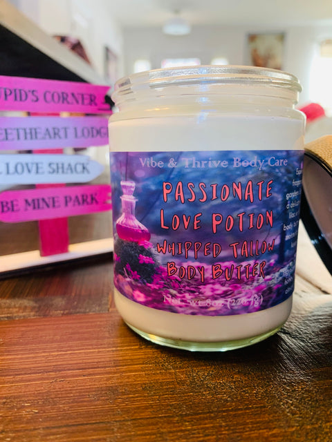 Passionate Love Potion Whipped Tallow Body Butter - Skin Repair