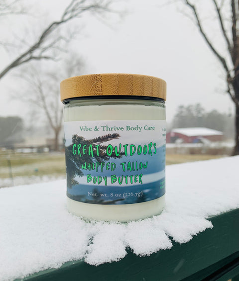 Great Outdoors Whipped Tallow Body Butter - Fresh Pine Scent