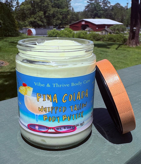 Pina Colada Whipped Tallow Body Butter- Moisturizer